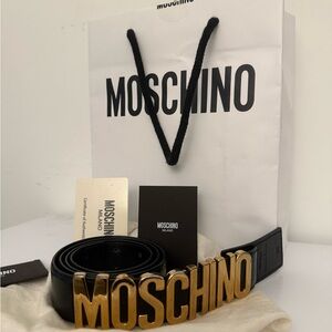 Moschino Black Belt
